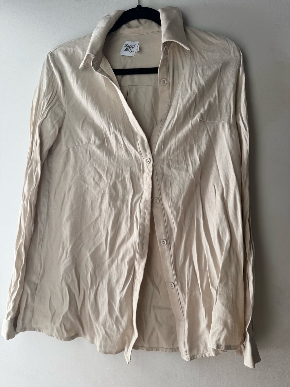 Princess Polly size 2 beige button up. Classic